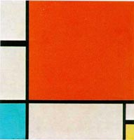 Mondrian:RedBlueSquare