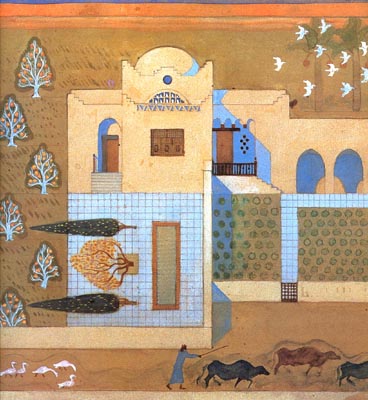 Gouache of Abd al-Razik,1941