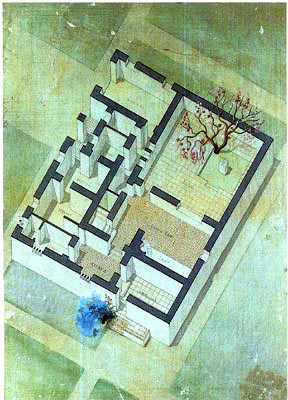 Axono Plan in Gouache,1967